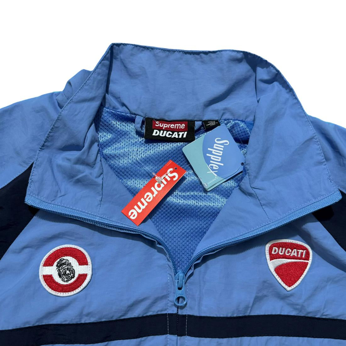 Supreme Ducati Track Jacket Light Blue