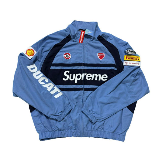 Supreme Ducati Track Jacket Light Blue
