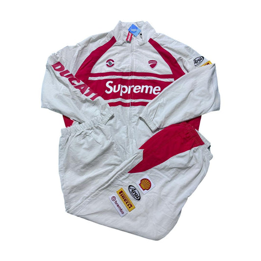 Supreme Ducati Tracksuit Light Grey