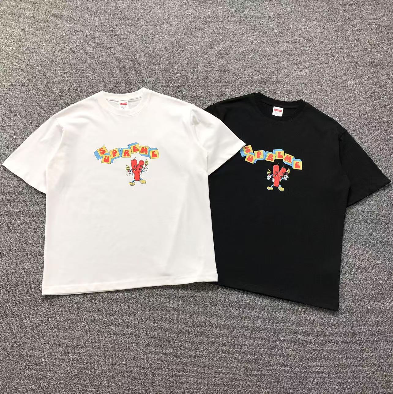 SUPREME DYNAMITE TEE BLACK-Drip Store Argentina