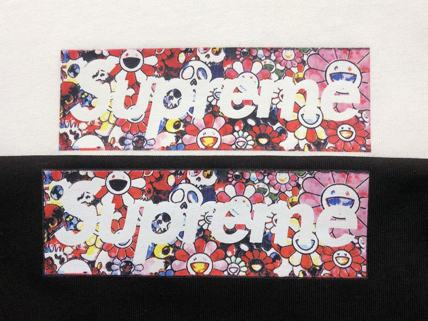 SUPREME MURAKAMI BOX LOGO TEE BLACK-Drip Store Argentina