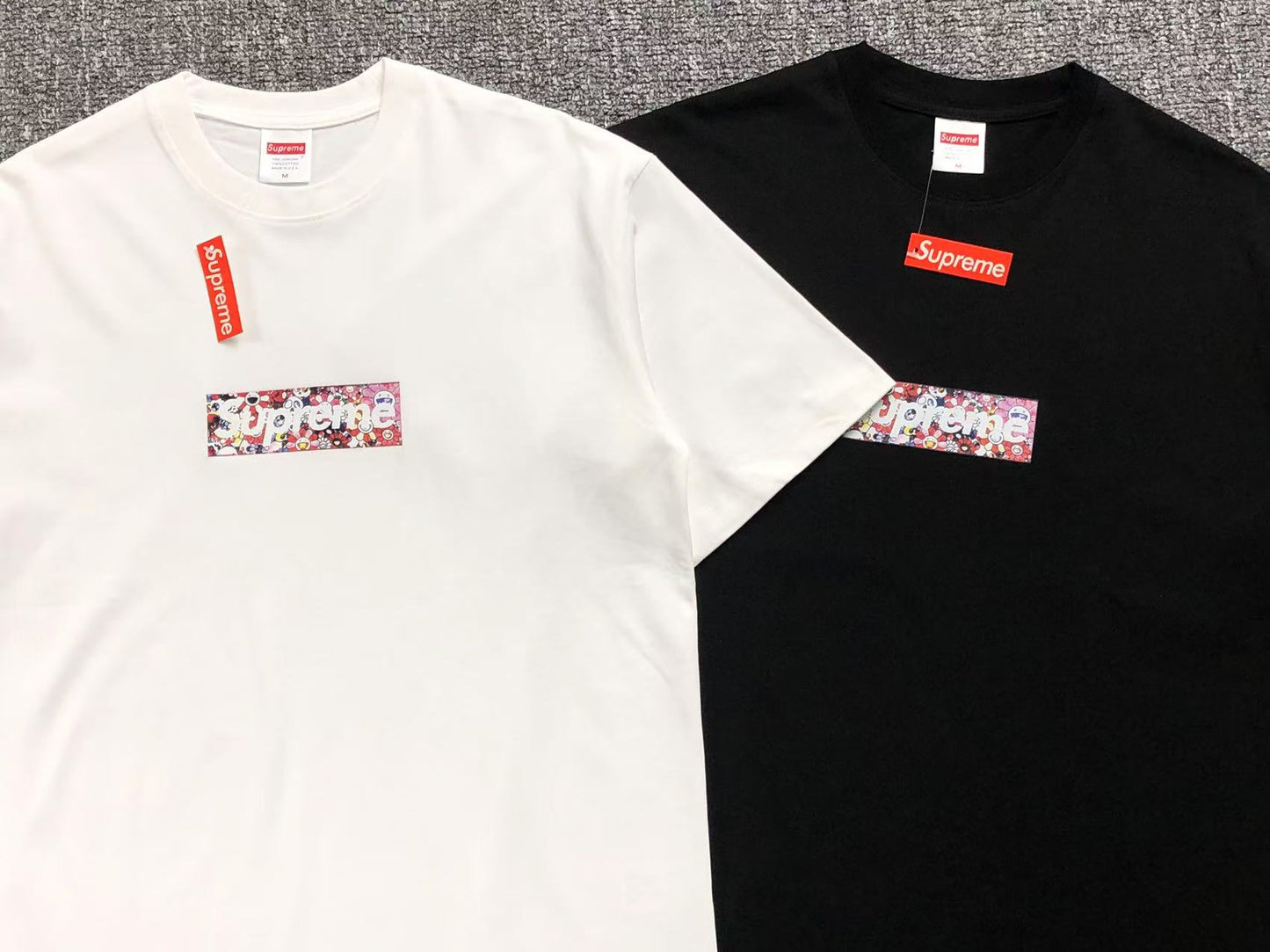 SUPREME MURAKAMI BOX LOGO TEE BLACK-Drip Store Argentina
