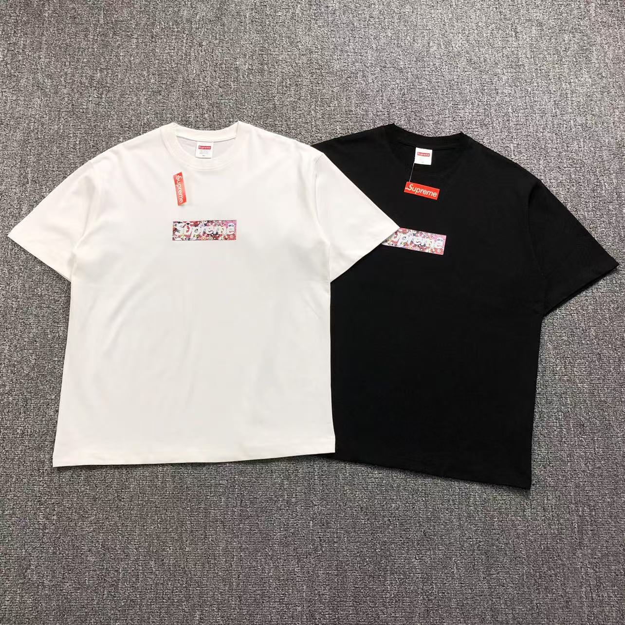 SUPREME MURAKAMI BOX LOGO TEE BLACK-Drip Store Argentina
