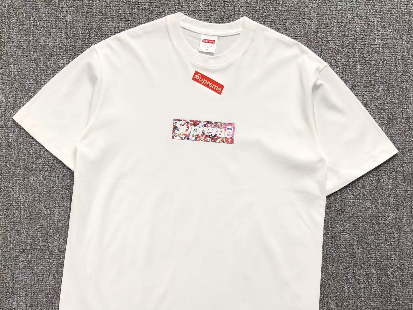 SUPREME MURAKAMI BOX LOGO TEE WHITE-Drip Store Argentina