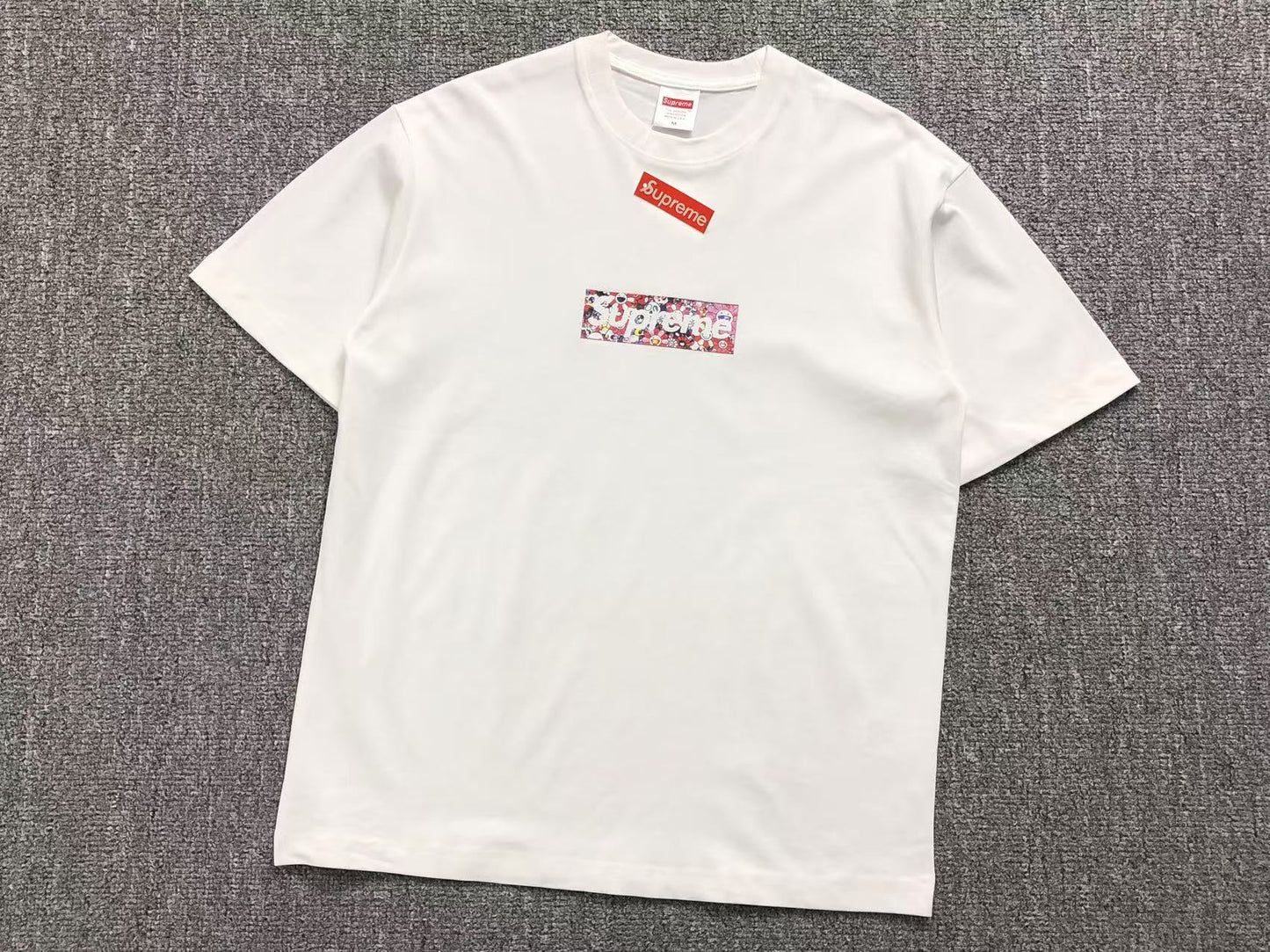 SUPREME MURAKAMI BOX LOGO TEE WHITE-Drip Store Argentina