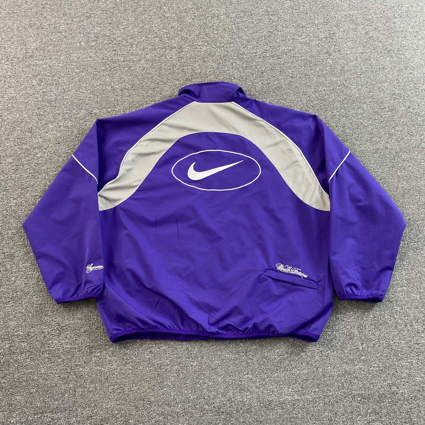 Supreme Nike Track Jacket Purple