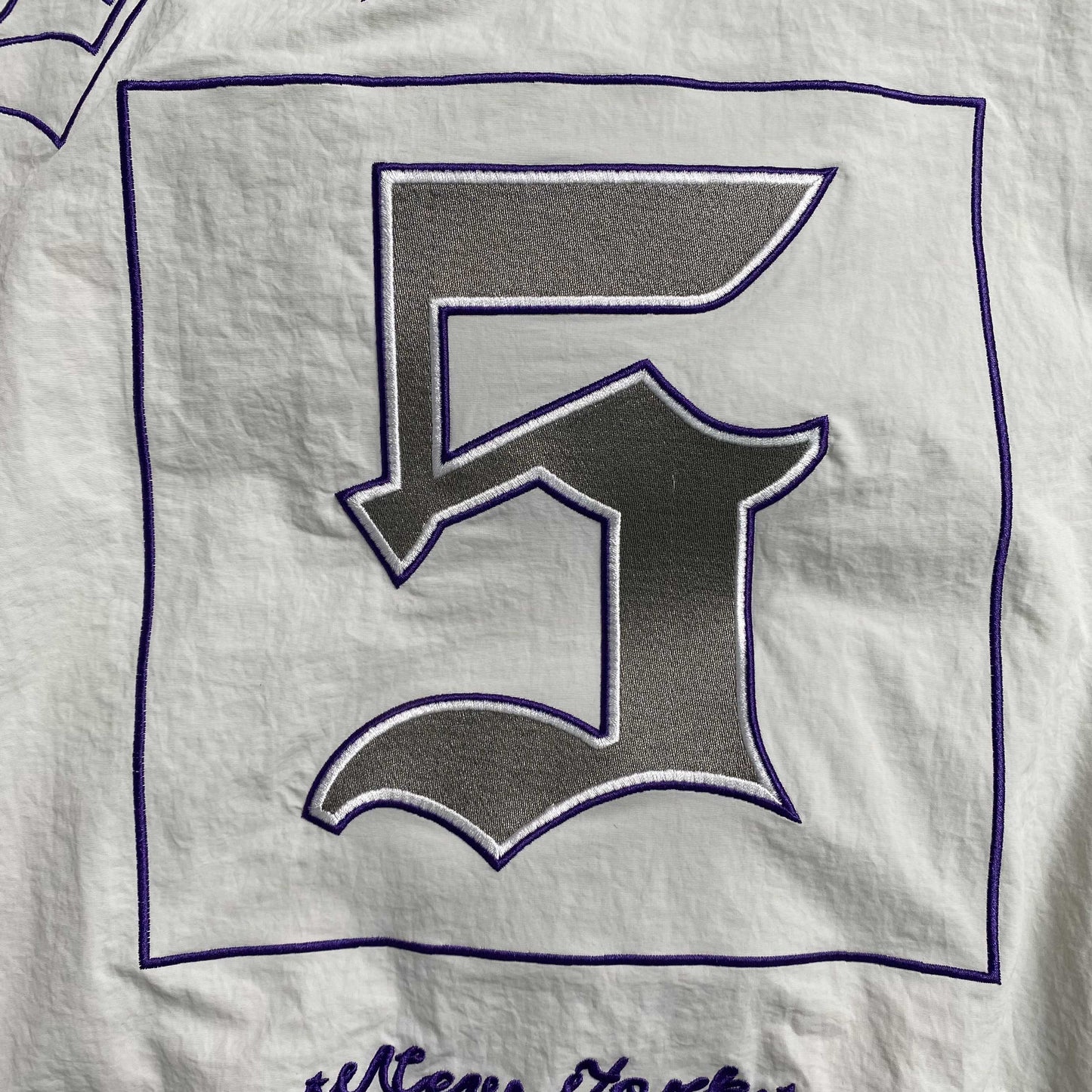 Supreme Old English Track Jacket White