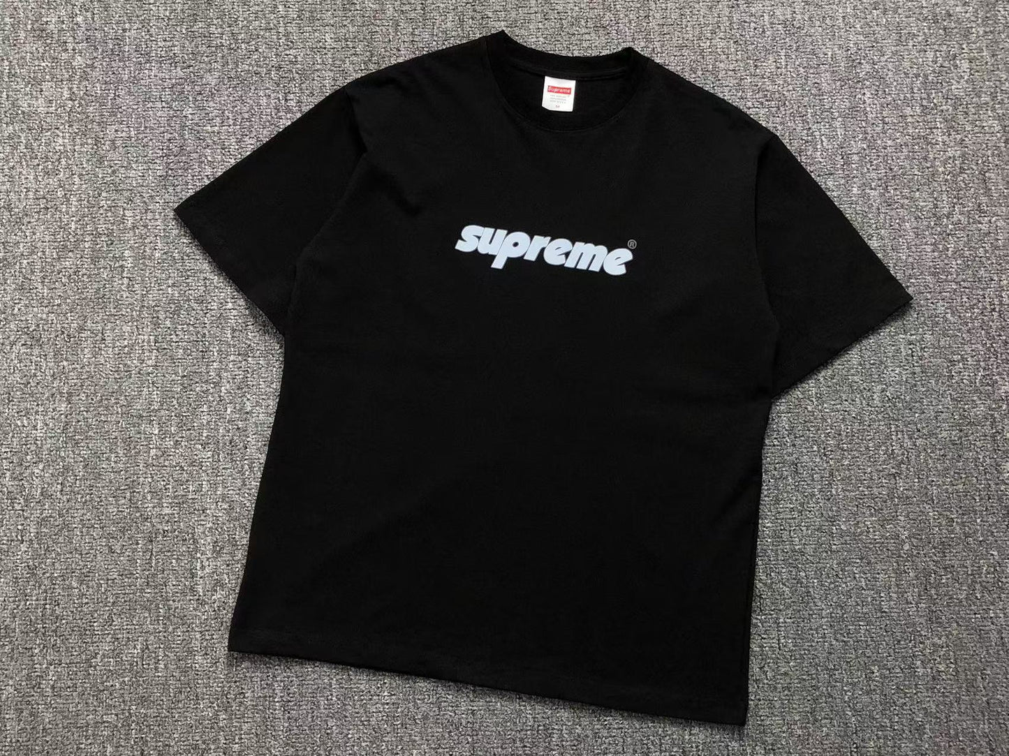 SUPREME PINLINE TEE BLACK-Drip Store Argentina