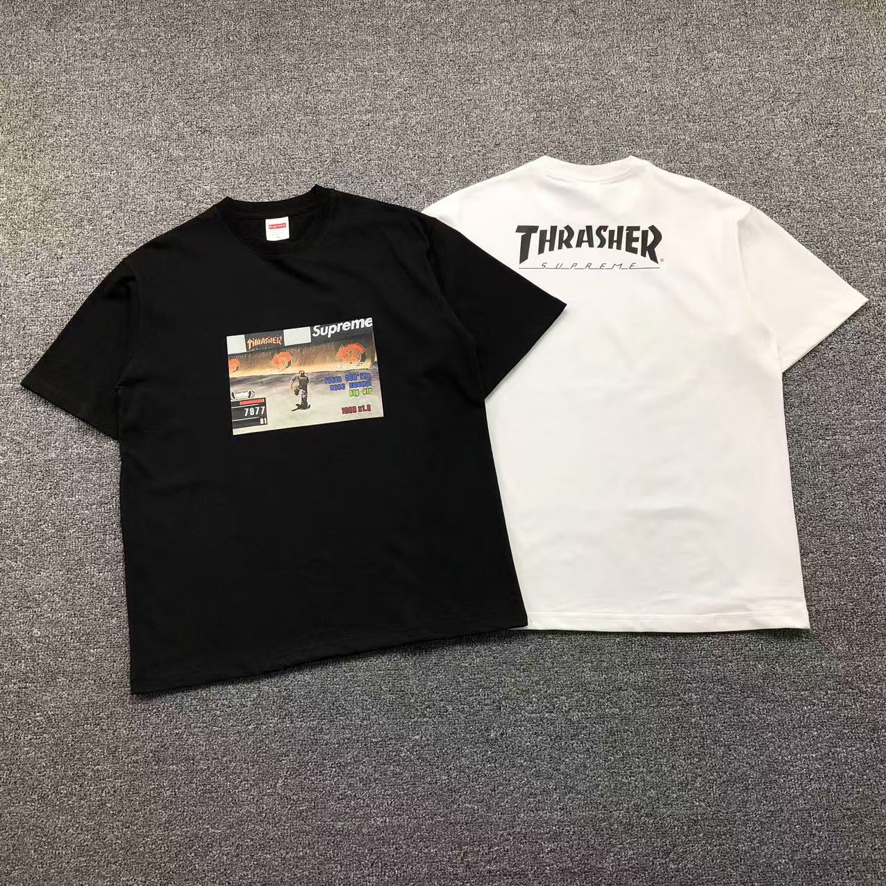 SUPREME THRASHER GAME TEE BLACK-Drip Store Argentina