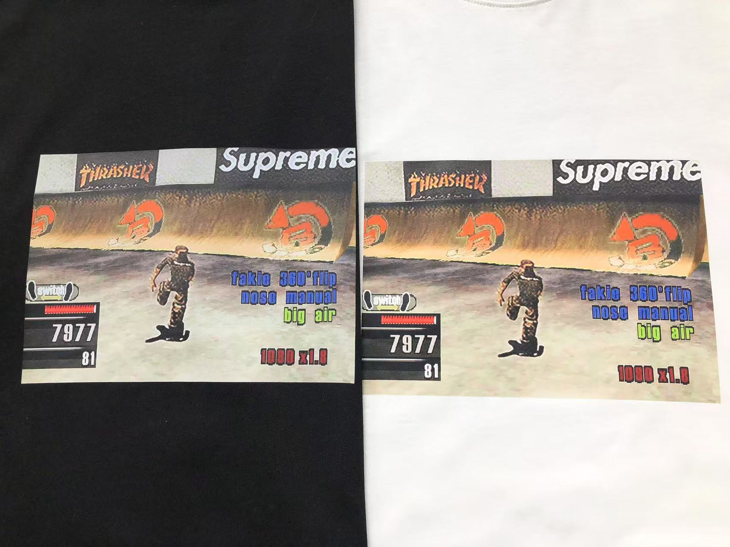 SUPREME THRASHER GAME TEE BLACK-Drip Store Argentina