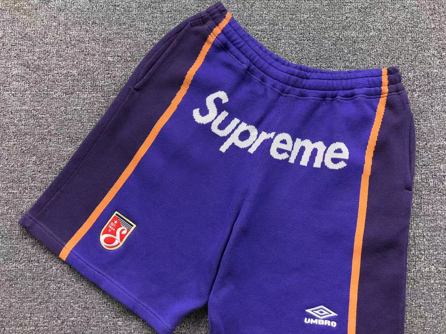 Supreme Umbro Knit Soccer Short Purple