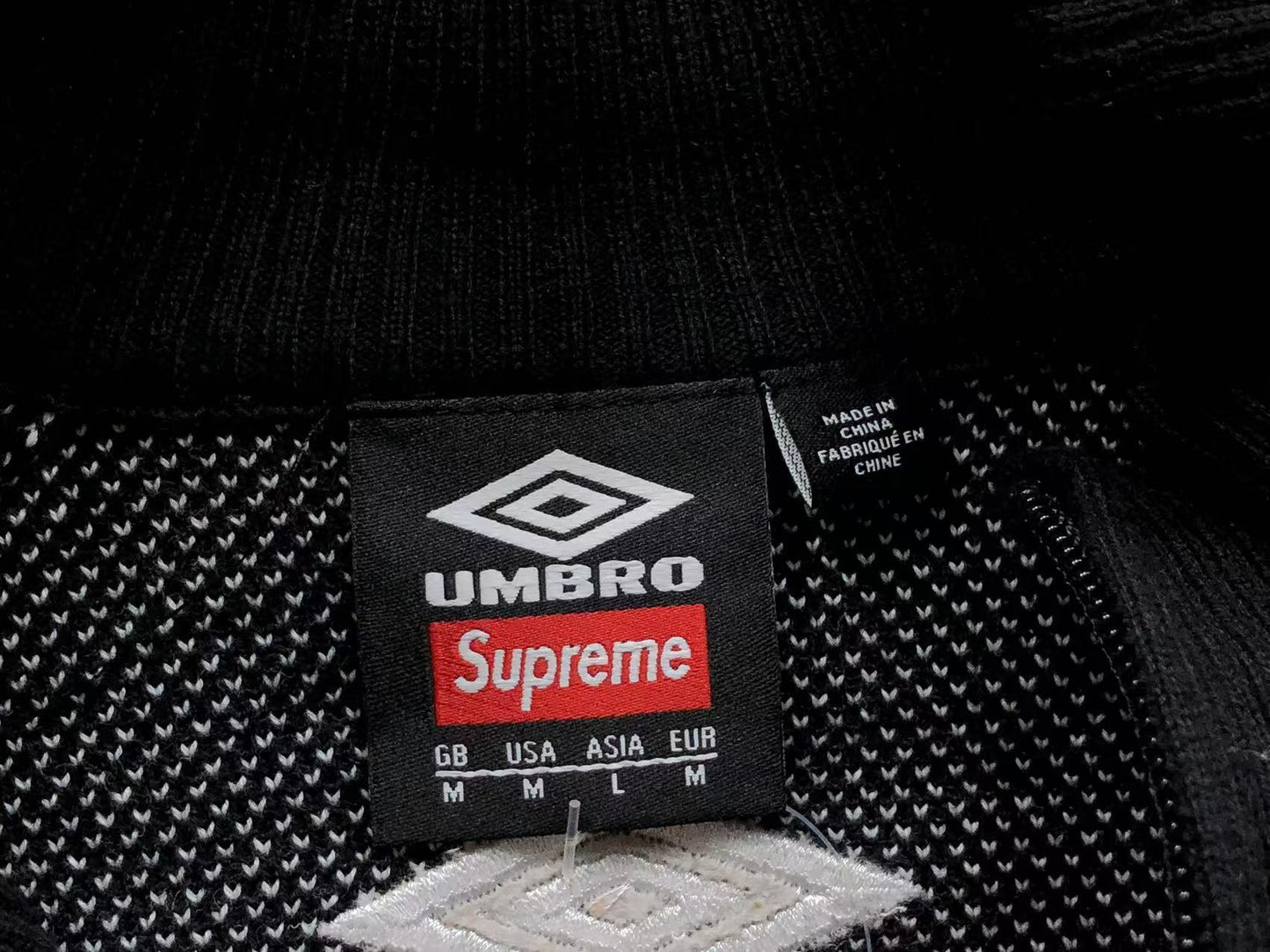 Supreme Umbro Zip Up Sweater Purple