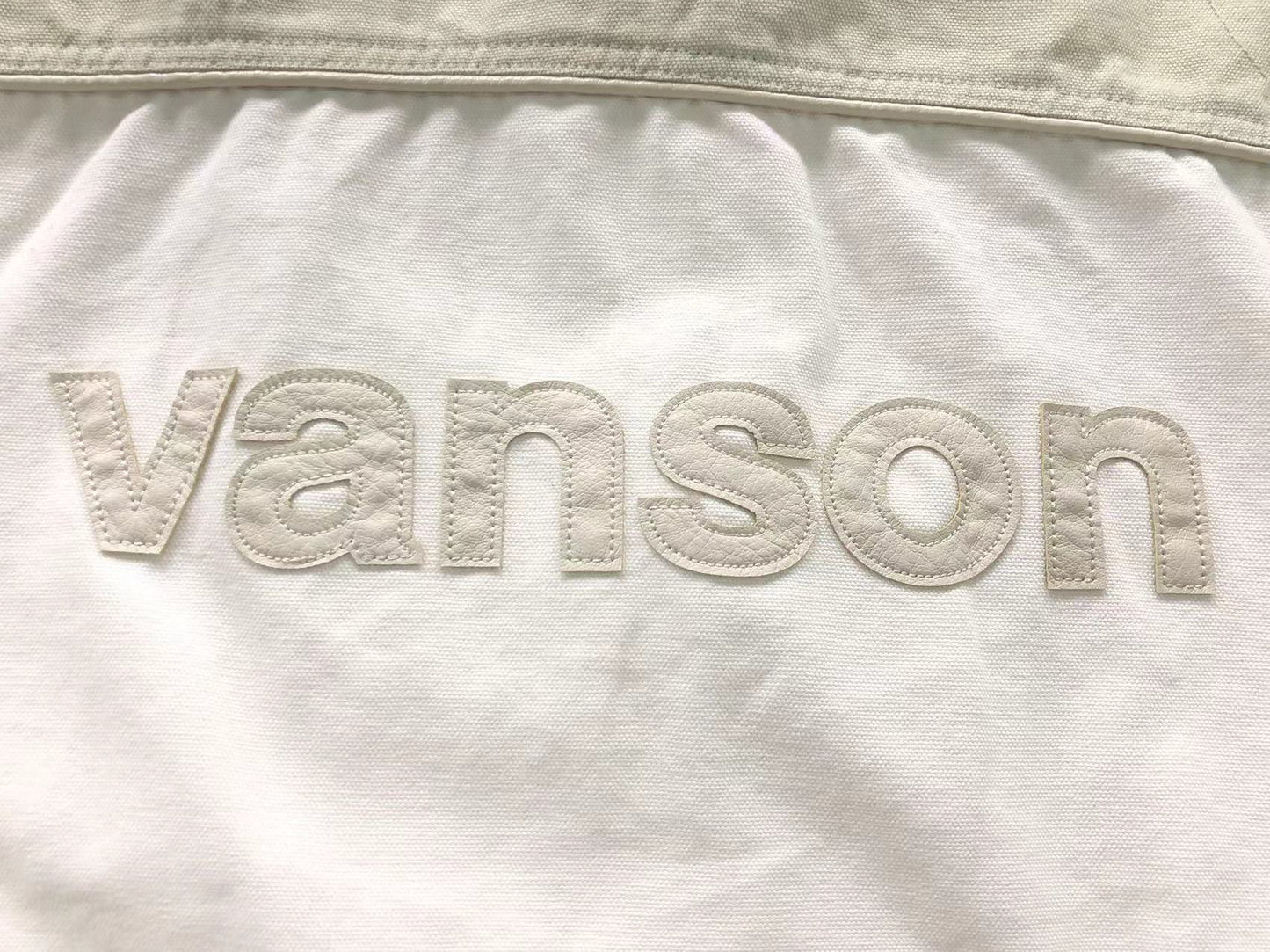 Supreme Vanson Leathers Cordura Cotton Jacket White