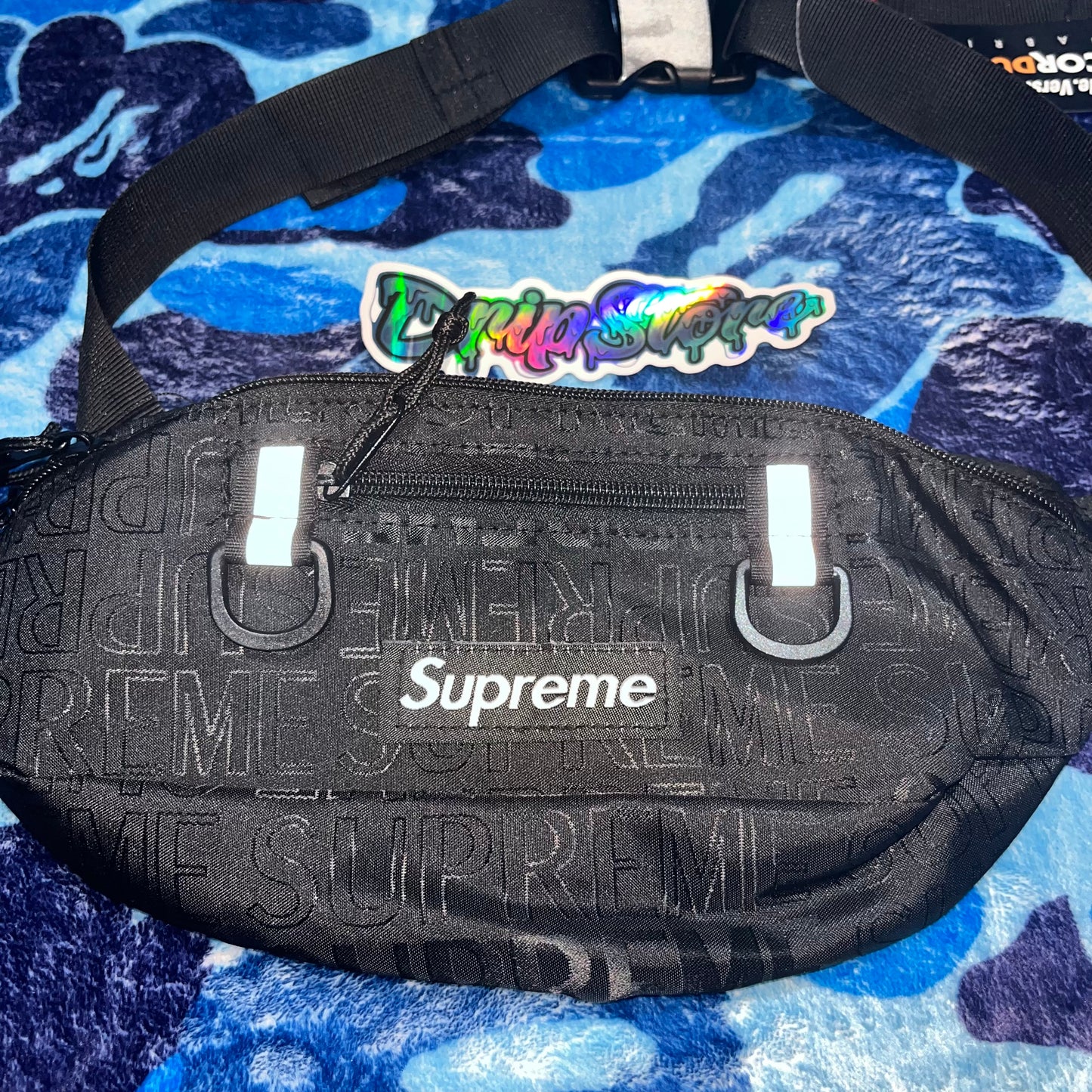 supreme-waist-bag-ss19-black-4-Drip Store Argentina