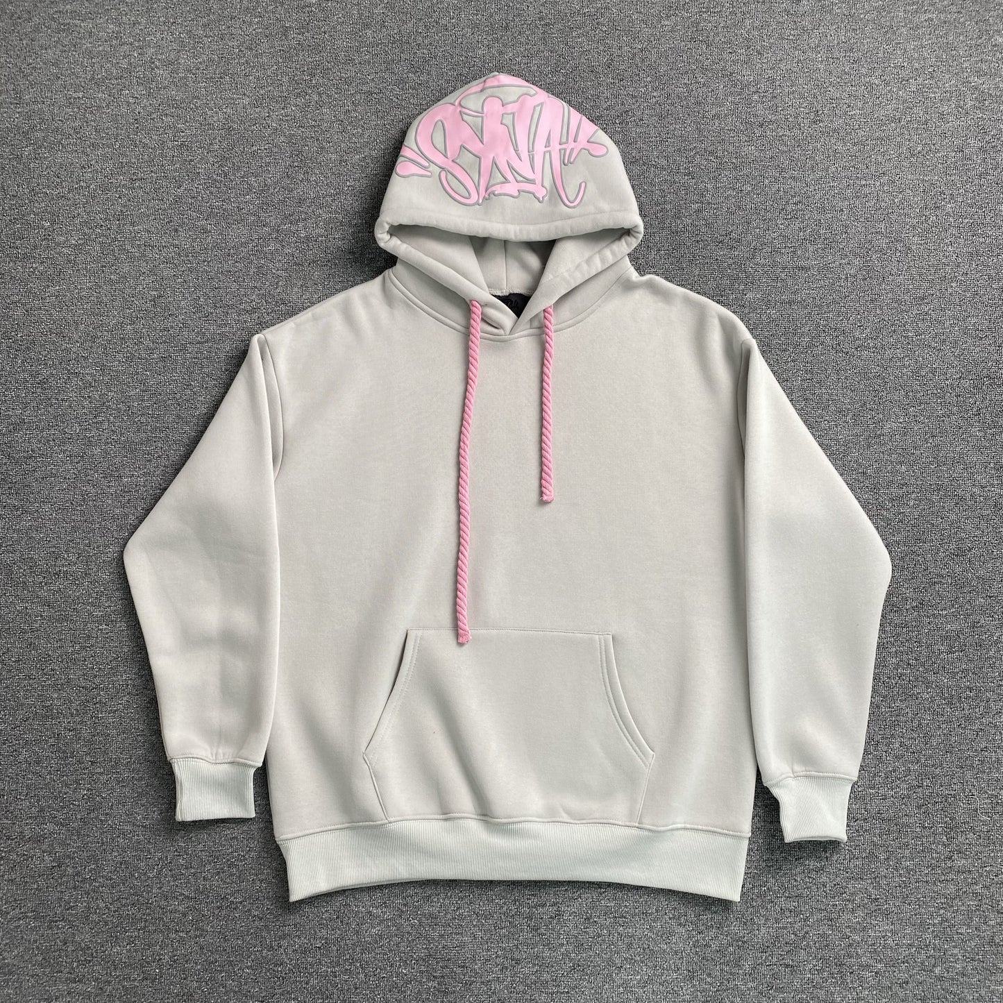 SYNA WORLD SYNA LOGO HOODIE GREY PINK-Drip Store Argentina