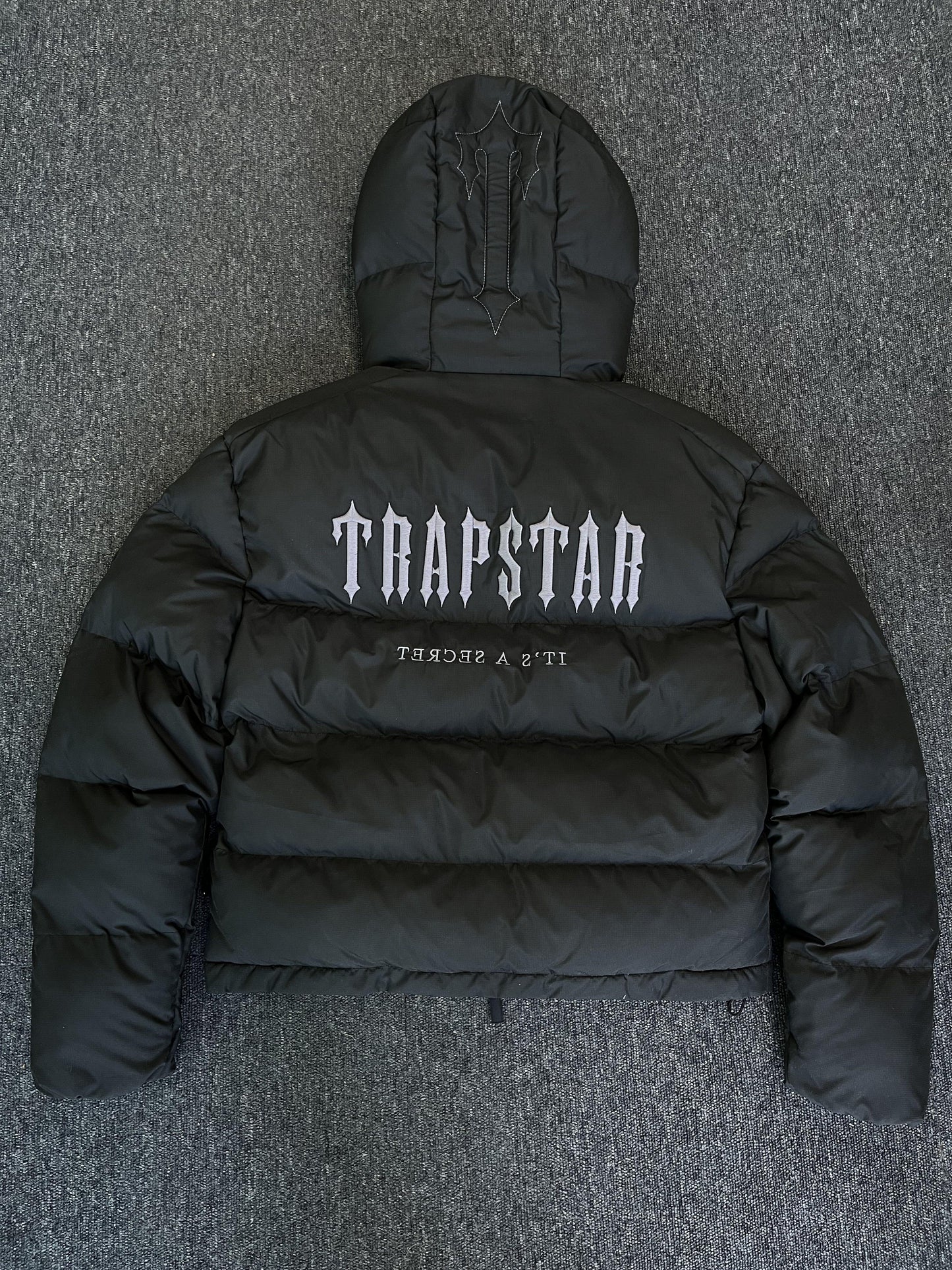 Trapstar Decoded Hooded 2.0 Puffer Jacket Black
