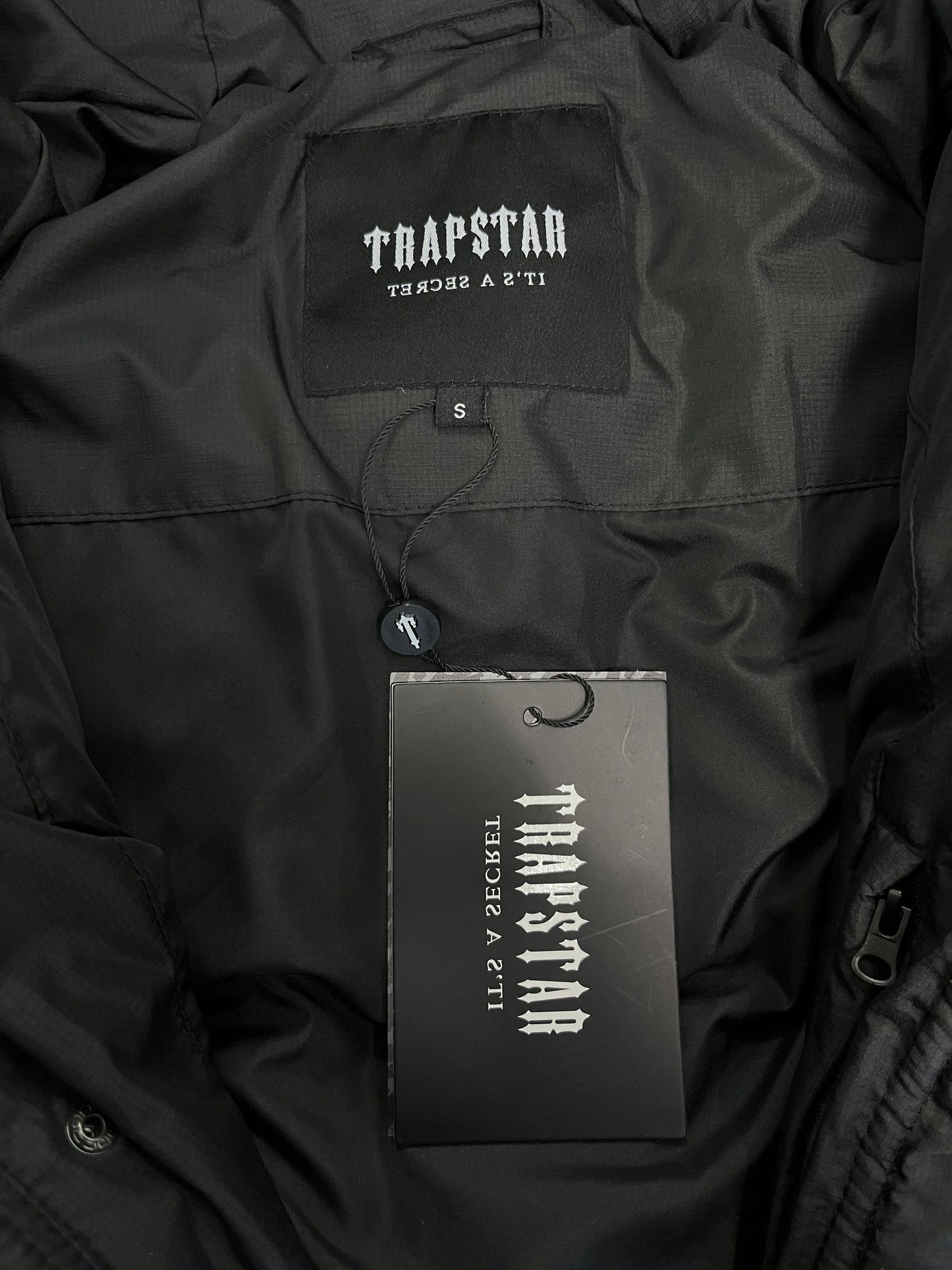 Trapstar Decoded Hooded 2.0 Puffer Jacket Black