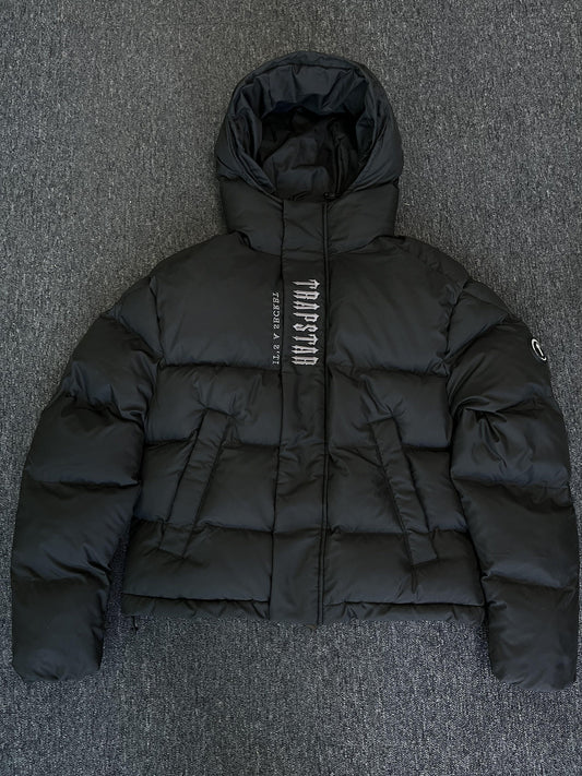 Trapstar Decoded Hooded 2.0 Puffer Jacket Black