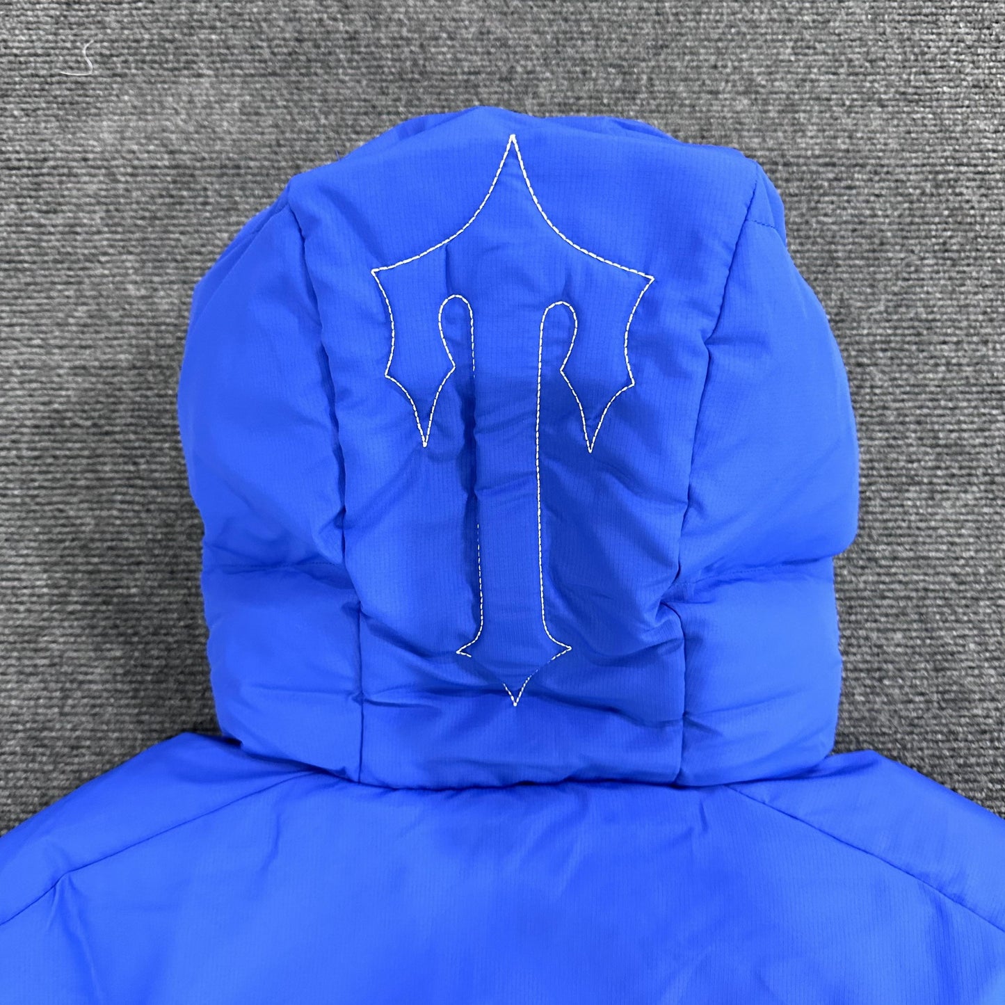 Trapstar Decoded Hooded 2.0 Puffer Jacket Dazzling Blue