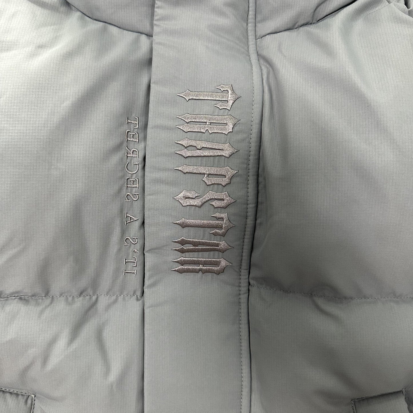 Trapstar Decoded Hooded 2.0 Puffer Jacket Grey