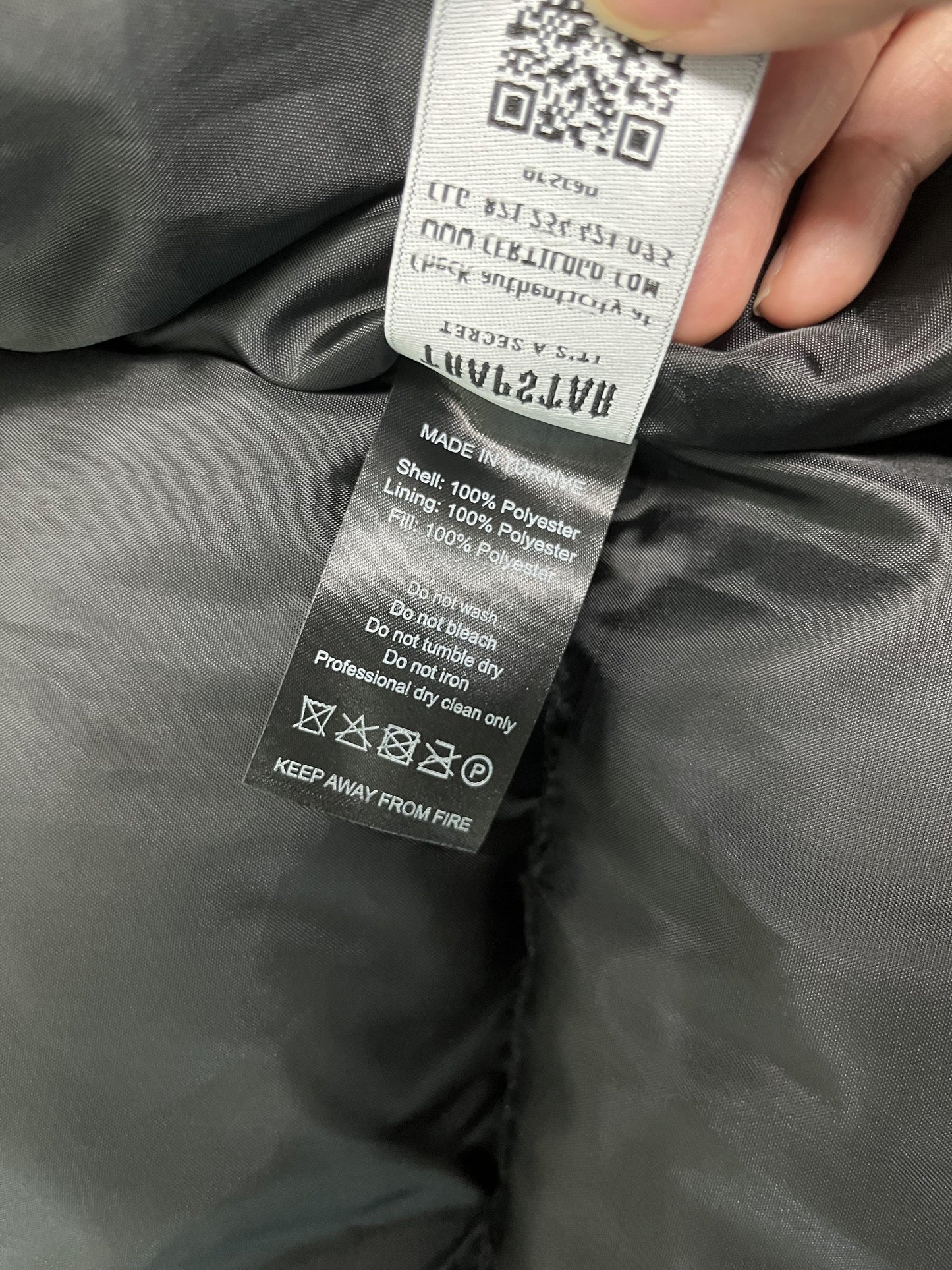 Trapstar Hyperdrive Technical Puffer Jacket Blackout