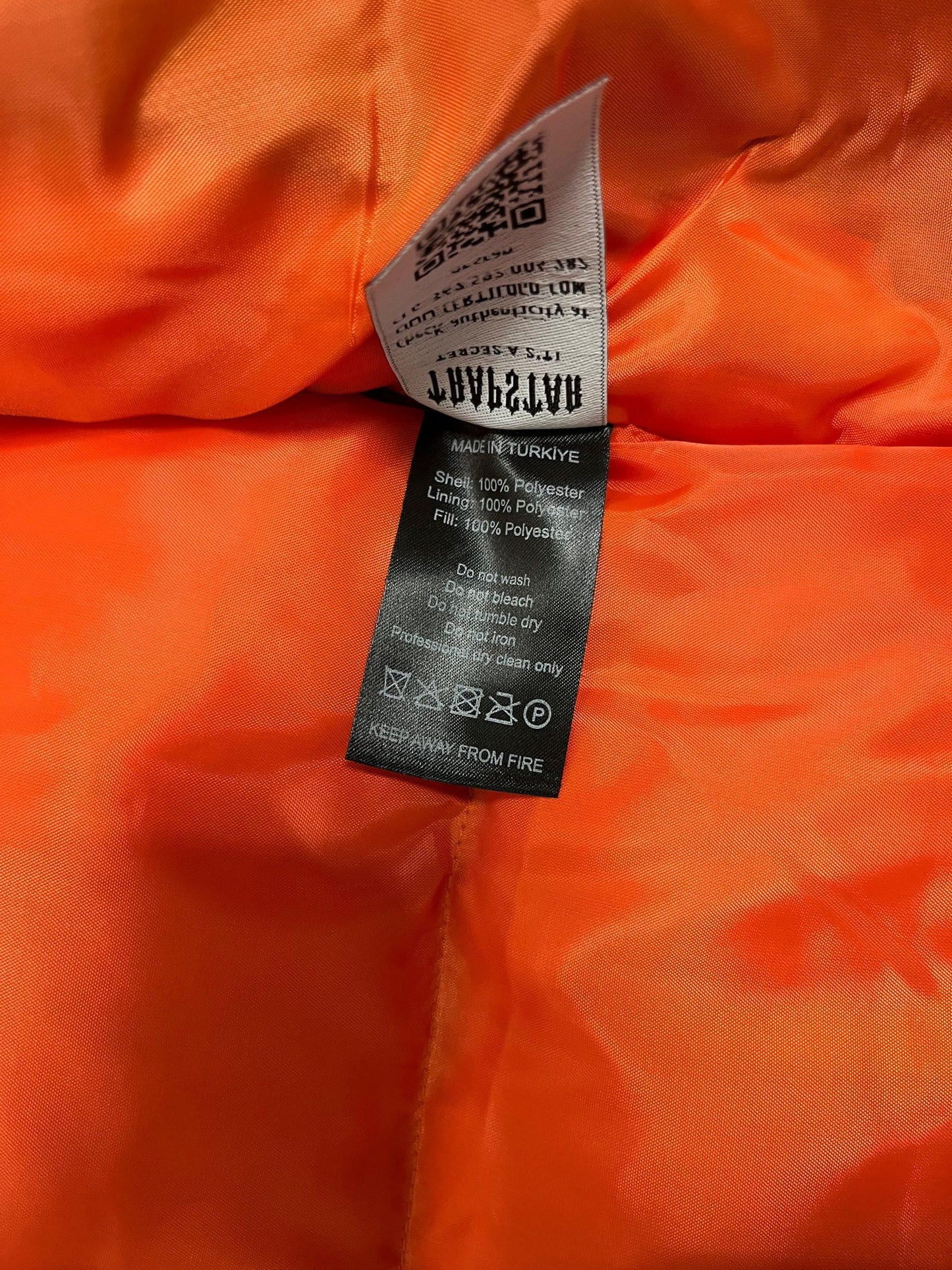 Trapstar Hyperdrive Technical Puffer Jacket Orange