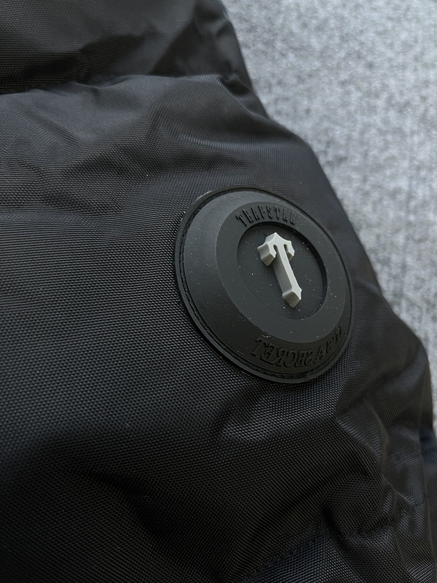 Trapstar Irongate Arch Puffer Jacket Black