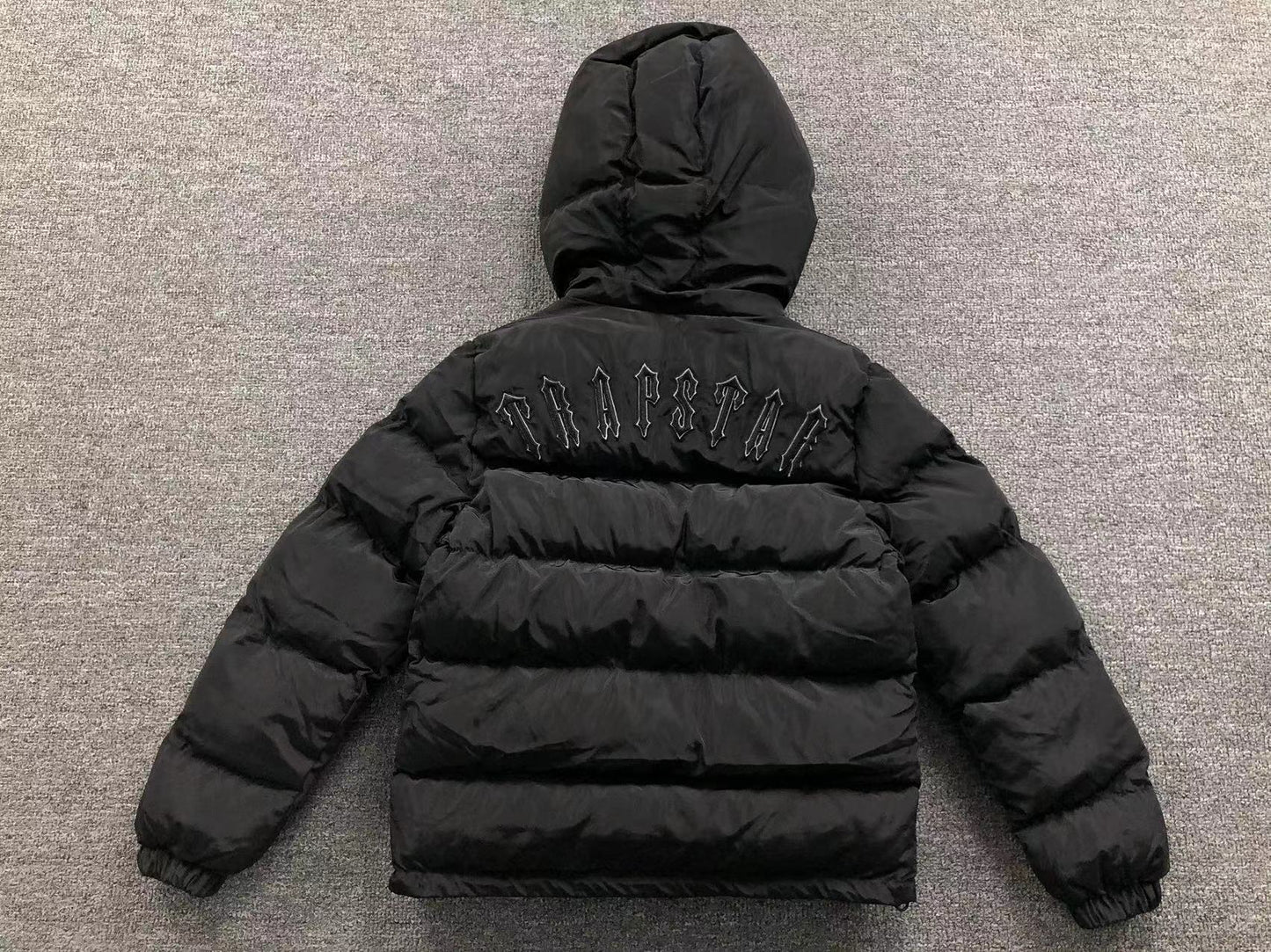 Trapstar Irongate Detachable Hooded Puffer Jacket Black-Drip Store Argentina