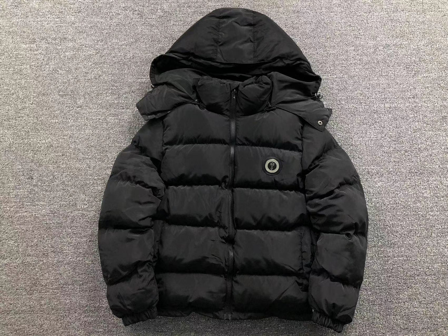 Trapstar Irongate Detachable Hooded Puffer Jacket Black-Drip Store Argentina