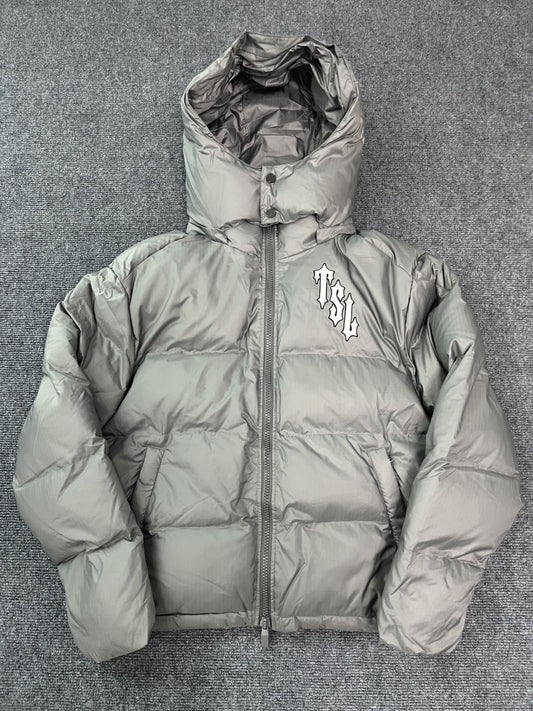 Trapstar Shooters Hooded Puffer Grey