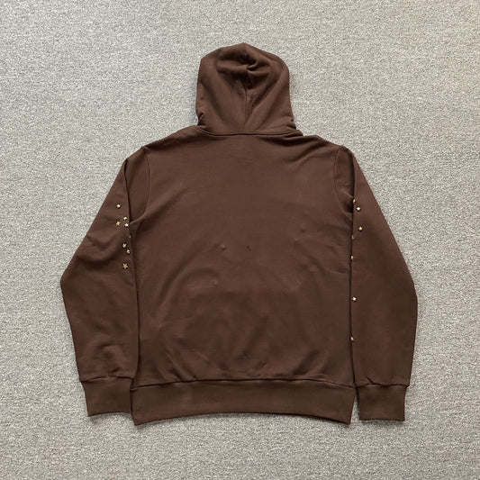 Travis Scott Cactus Jack x Sp5der Days Before Rodeo Hoodie Brown