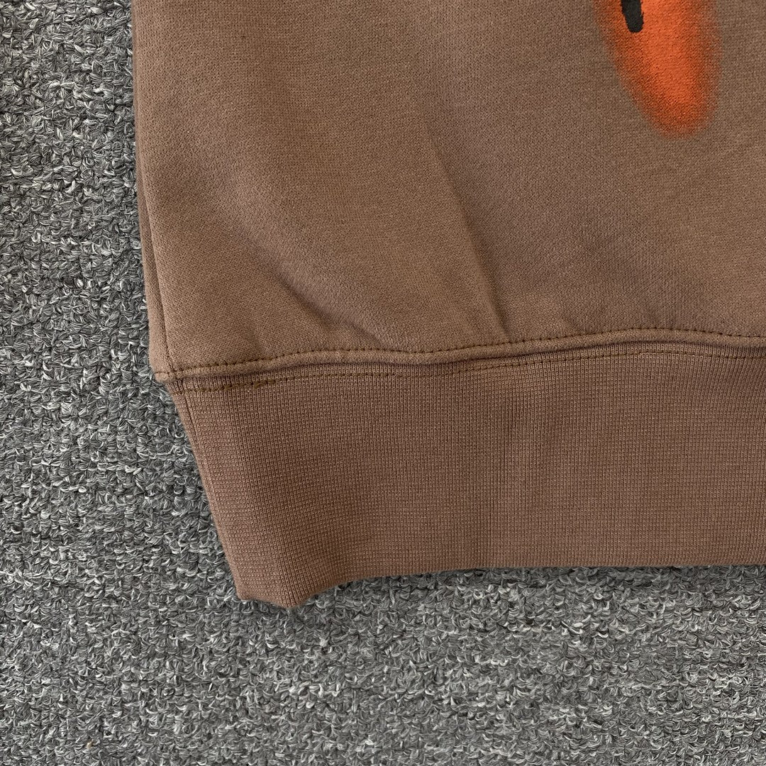 TRAVIS SCOTT X JORDAN FLIGHT GRAPHIC HOODIE BROWN-Drip Store Argentina