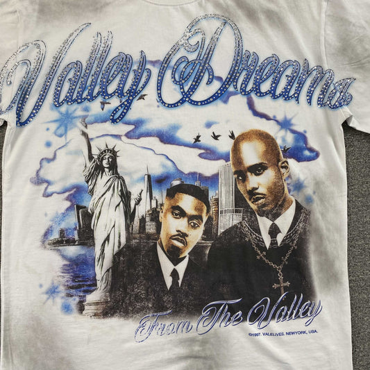 Vale Forever Godfather Black Bling Tee White