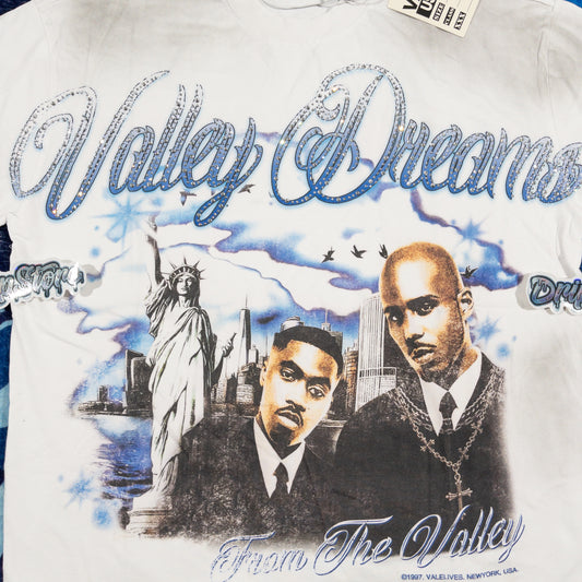 Vale Forever Godfather Black Bling Tee White