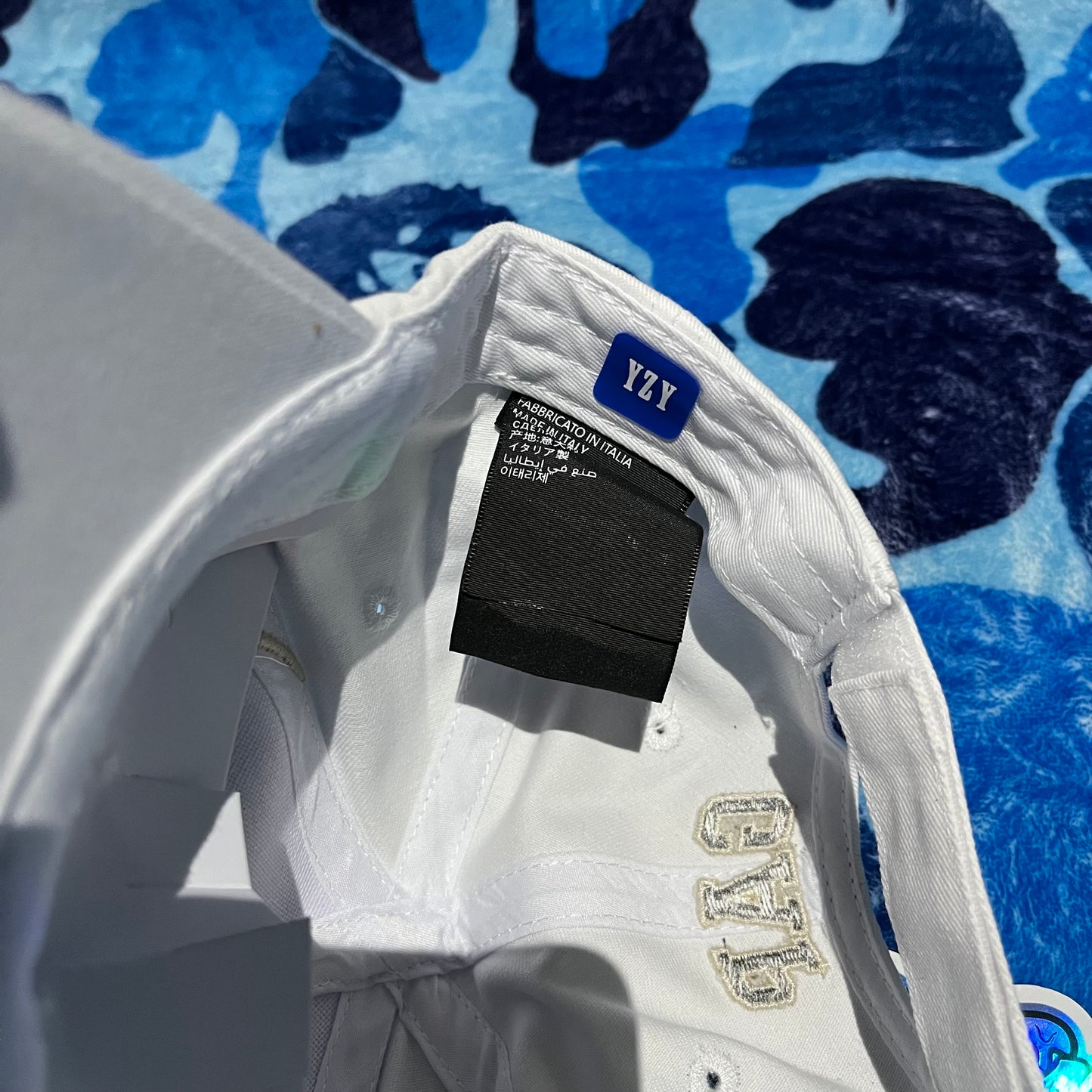 Yeezy x Gap Flame Cap White