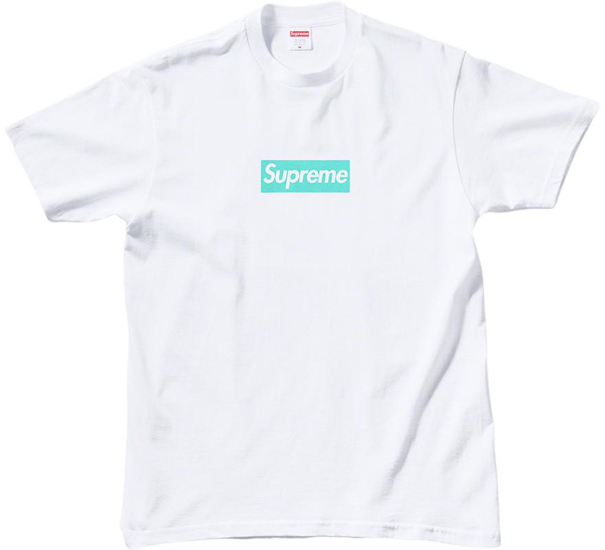 SUPREME TIFFANY & CO. BOX LOGO T-SHIRT - Drip Store – DRIP STORE