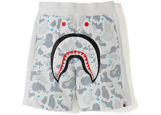 BAPE-Space-Camo-Shark-Sweat-Shorts-White-Drip Store Argentina