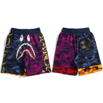 Bape mixed best sale camo shorts