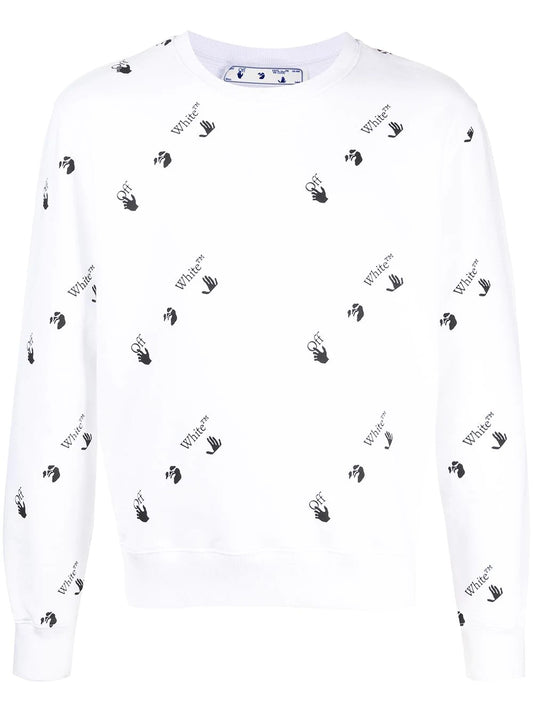 off-white-all-over-logo-print-crewneck-2-Drip Store Argentina