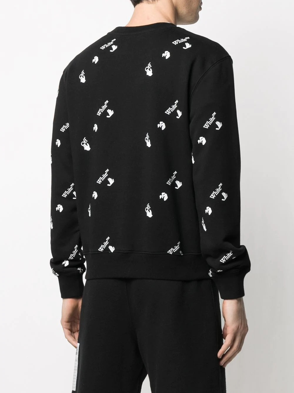 off-white-all-over-logo-print-crewneck-3-Drip Store Argentina