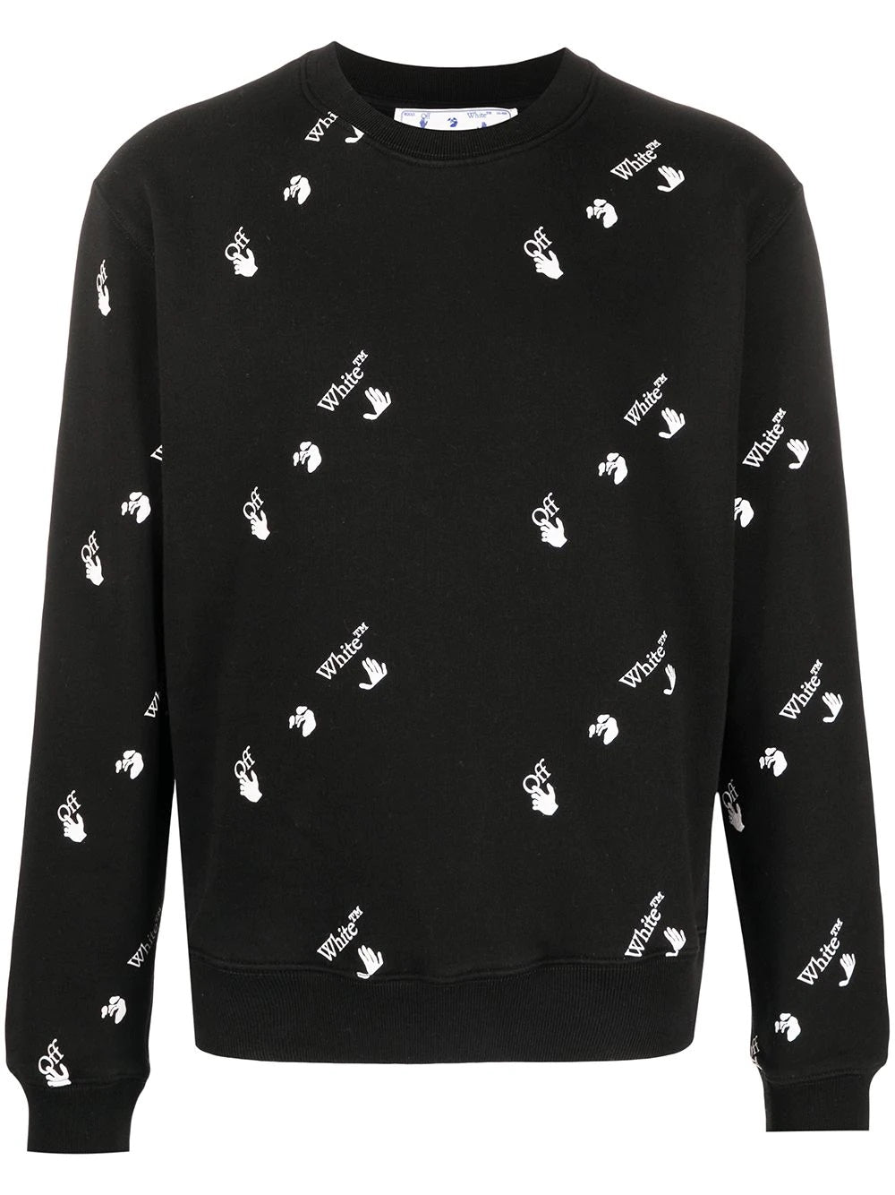 off-white-all-over-logo-print-crewneck-Drip Store Argentina