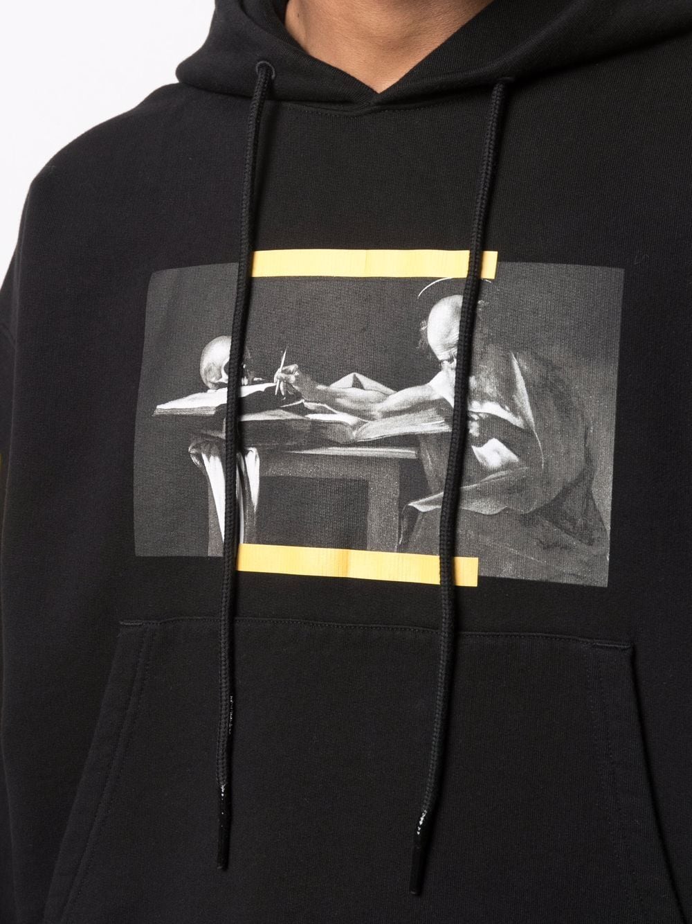 OFF WHITE CARAV DIAG-STRIPE HOODIE-Drip Store Argentina