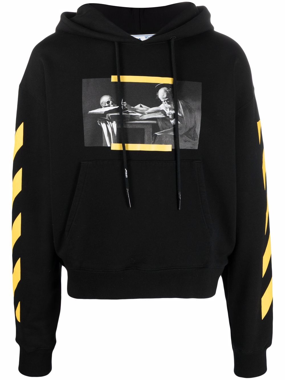 OFF WHITE CARAV DIAG-STRIPE HOODIE-Drip Store Argentina