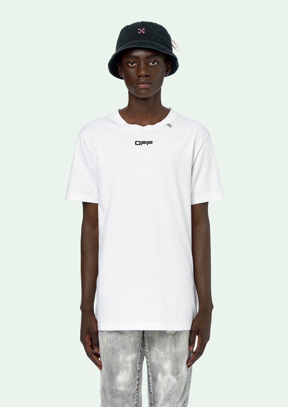 OFF WHITE CARAVAGGIO SQUARE S/S OVER T-SHIRT-Drip Store Argentina