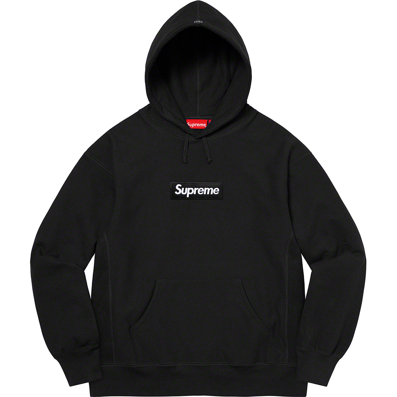 supreme-box-logo-hoodie-fw21-black-Drip Store Argentina