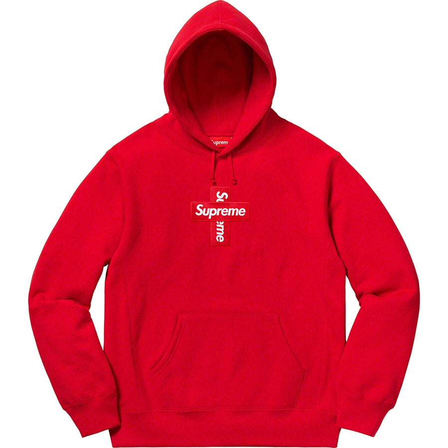 SUPREME CROSS BOX LOGO HOODIE-Drip Store Argentina