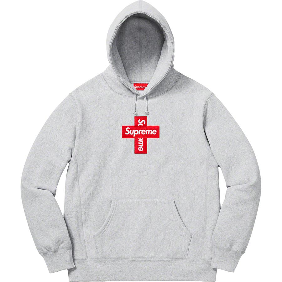 SUPREME CROSS BOX LOGO HOODIE-Drip Store Argentina