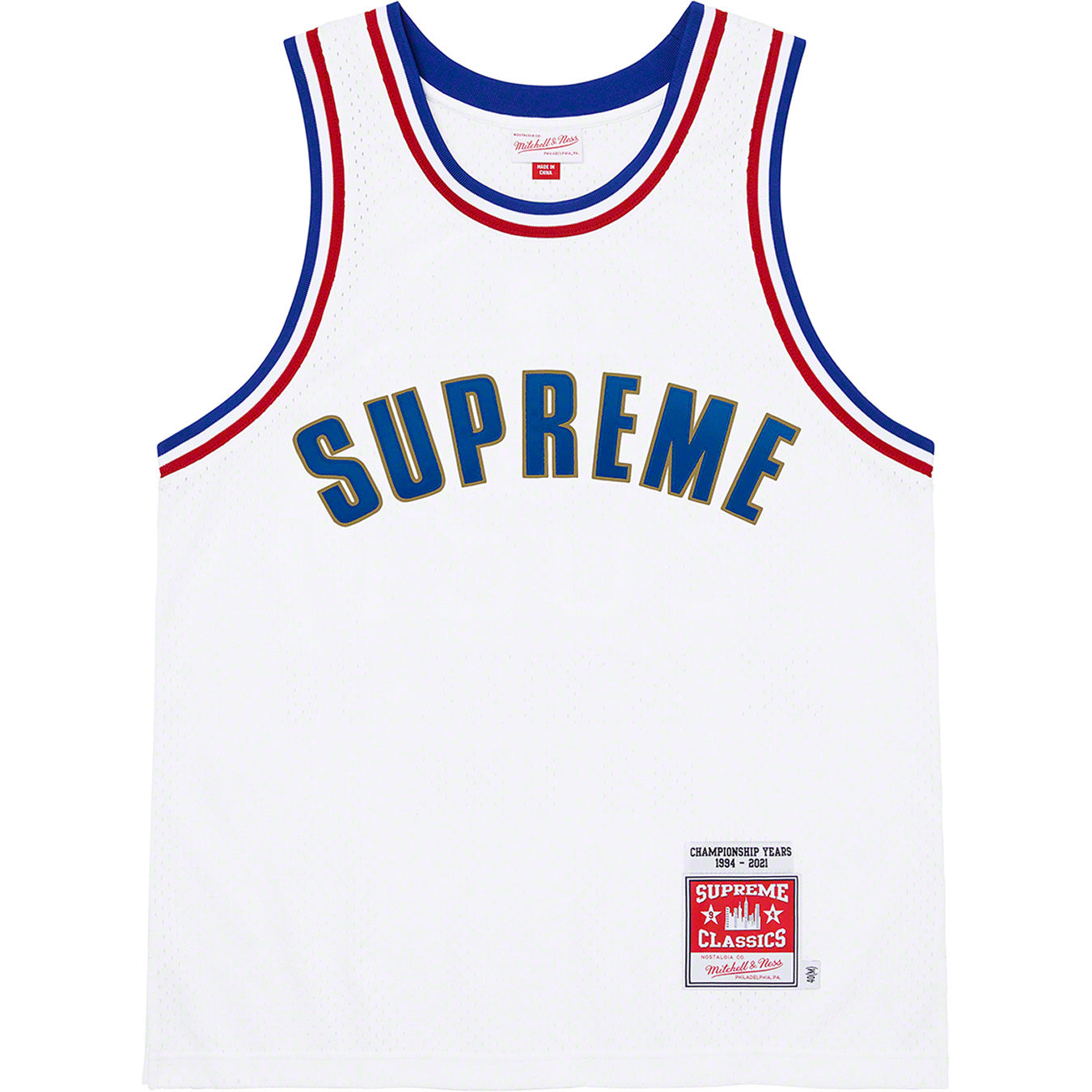 SUPREME MITCHELL & NESS BASCKETBALL JERSEY-Drip Store Argentina