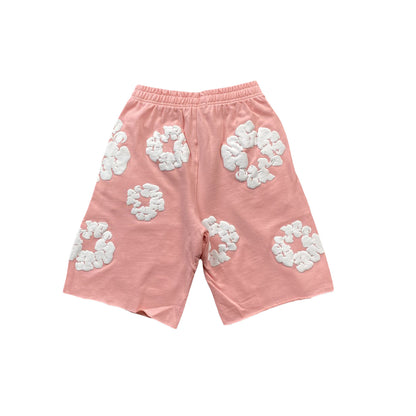 DENIM TEARS THE COTTON WREATH SHORTS PINK