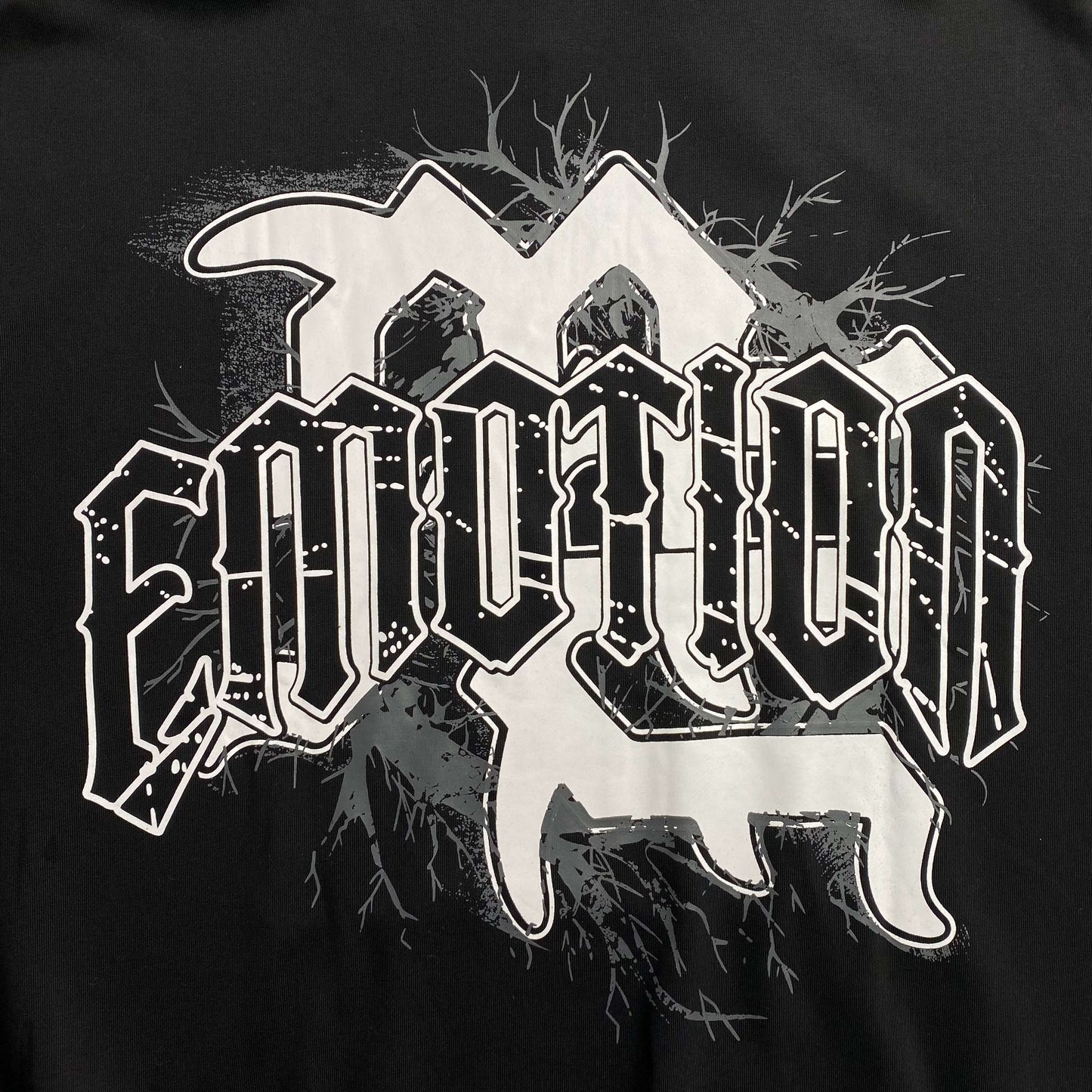 Mixed Emotion Blinded Hoodie Black